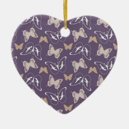Der Schmetterlingsflug Keramikornament