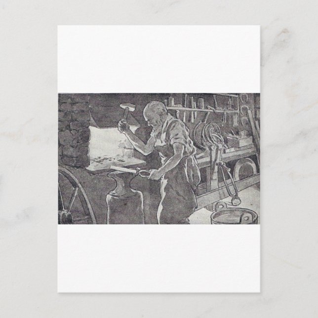Der Schmied Postkarte (Vorderseite)