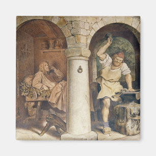 Der Schmied von Ruhla, c.1854 Magnet