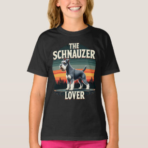 Der Schnauzer-Liebhaber - Retro-Hundedesign T-Shirt