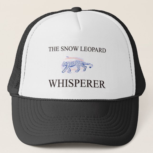 Der Schnee-LeopardWhisperer Truckerkappe (Vorderseite)