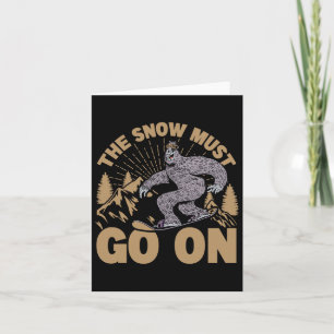 Der Schnee muss weitergehen - Snowboarden - Skifah Karte