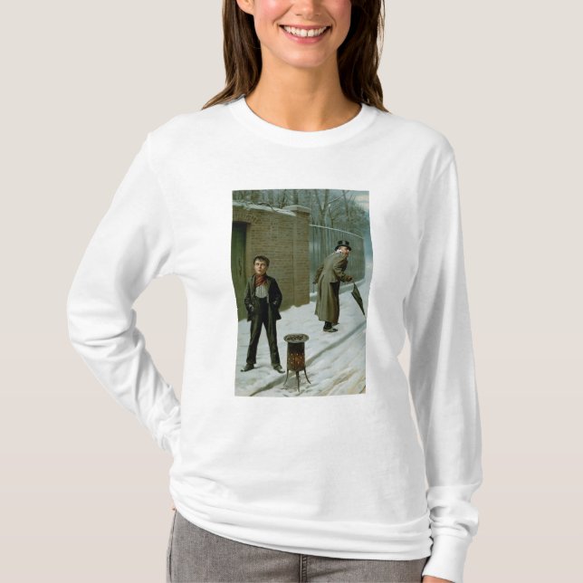 Der Schneeball - schuldig oder nicht schuldig T-Shirt (Vorderseite)