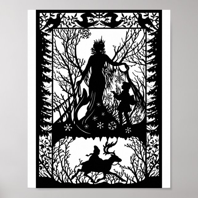 Der Schneekönigin Poster (Vorne)