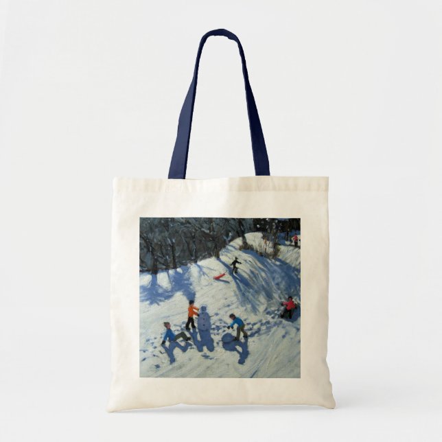 Der Schneemann 2 Tragetasche (Vorne)