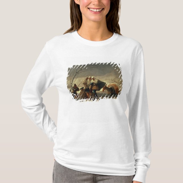 Der Schneesturm, 1786-87 T-Shirt (Vorderseite)