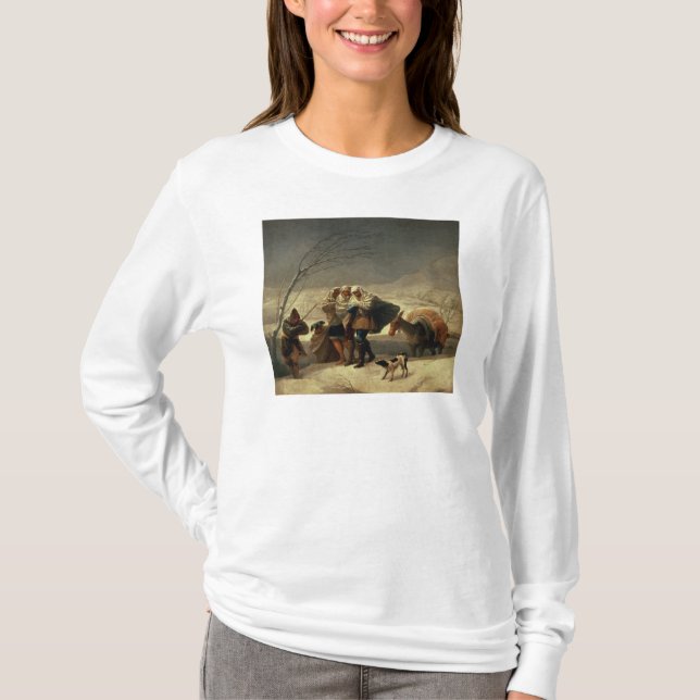 Der Schneesturm, 1786-87 T-Shirt (Vorderseite)