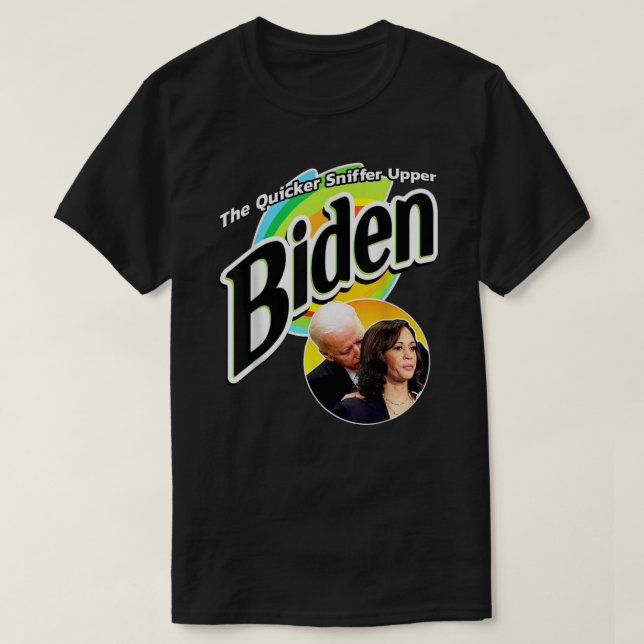 Der schnellere Sniffer Upper Anti Biden Pro Trump  T-Shirt (Design vorne)