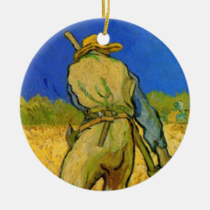 Der Schnitter (nach Millet) von Vincent van Gogh Keramikornament