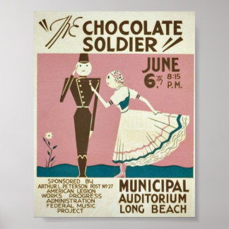 Der Schokoladensoldat Poster