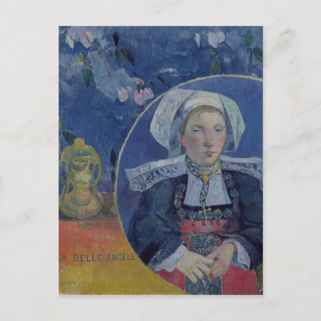 Der schöne Engel , 1889 Postkarte (Vorderseite)