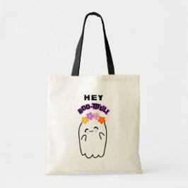 Der schöne Ghost Spooky Halloween Trick oder Treat Tragetasche