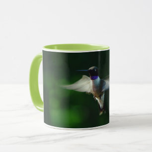 Der schöne Hummingbird im Flight Art Tasse