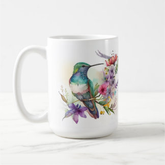 Der schöne Hummingvogel und die Blume Kaffeetasse