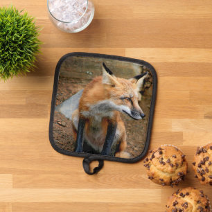 Der schöne rote Fuchs Topflappen