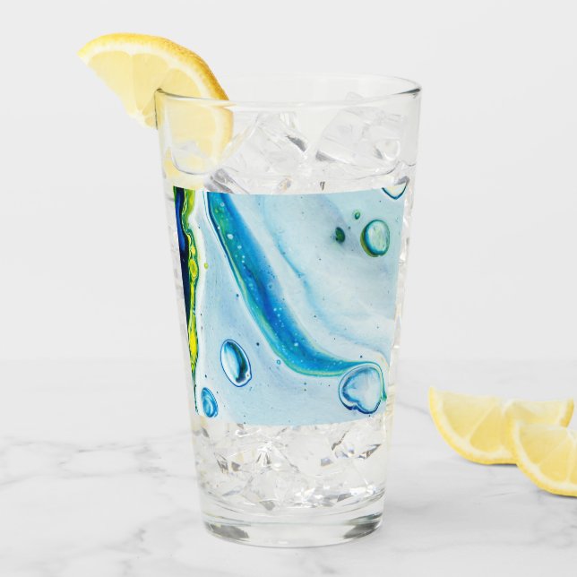 Der schöne Strand Glas (Vorderseite Ice)