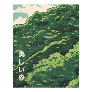 Der schöne Wald Fotodruck