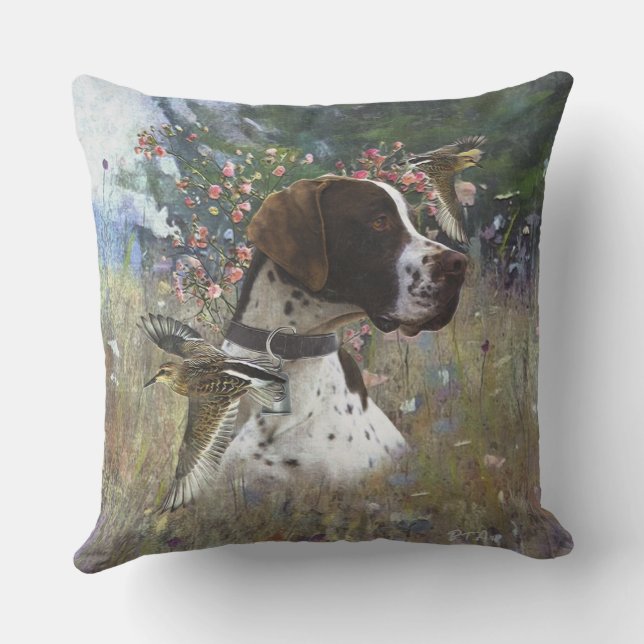 Der schöne Zeiger im Feld Kissen (Rückseite)