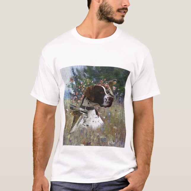 Der schöne Zeiger im Feld T-Shirt (Vorderseite)