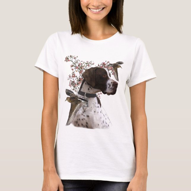 Der schöne Zeiger im Feld T-Shirt (Vorderseite)