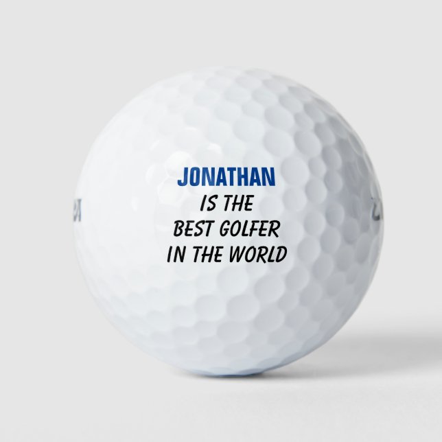 Der schönste Golfer der Welt Golfball (Vorderseite)