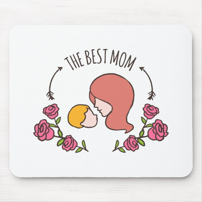 Der schönste Muttertag der Mama | Mousepad (Vorne)