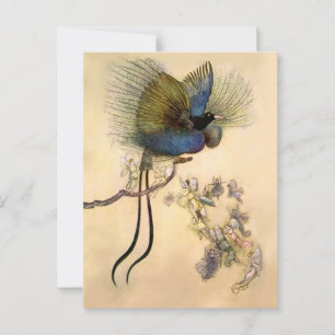"Der schönste Vogel" von Warwick Goble Postkarte