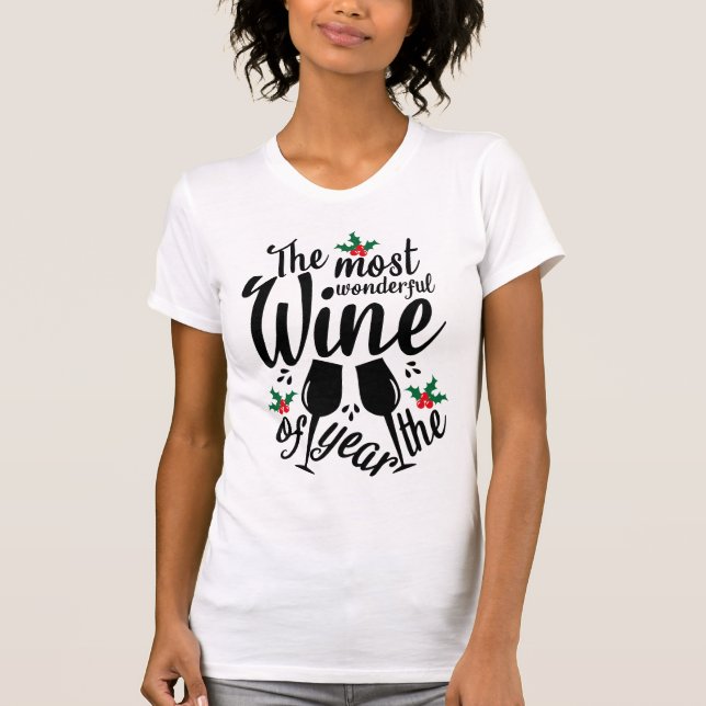 Der schönste Wein des Jahres T-Shirt (Vorderseite)