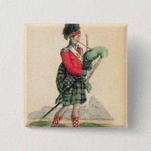 Der schottische Pfeifer Button