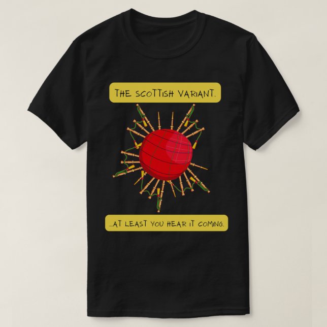 Der schottische Variant-schottische Spaß T-Shirt (Design vorne)