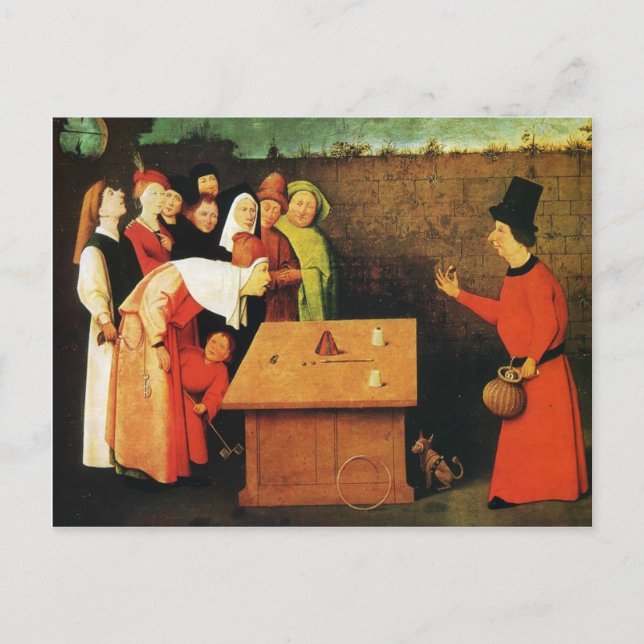 Der Schrecken von Hieronymus Bosch Postkarte (Vorderseite)