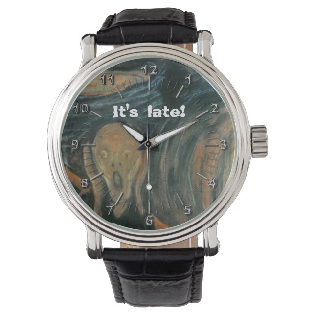 Der Schrei Armbanduhr (Vorderseite)