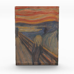 Der Schrei der Natur von Edvard Munch 1893 Fotoblock