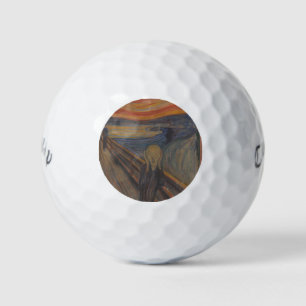 Der Schrei der Natur von Edvard Munch 1893 Golfball