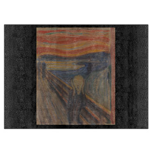 Der Schrei der Natur von Edvard Munch 1893 Schneidebrett