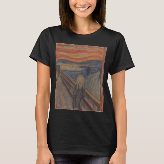 Der Schrei der Natur von Edvard Munch 1893 T-Shirt (Vorderseite)