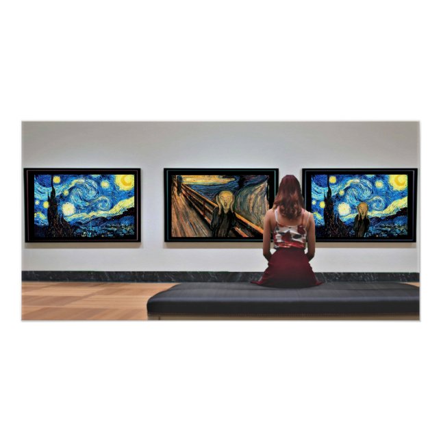 Der Schrei der Sternennacht. Poster (Vorderseite)