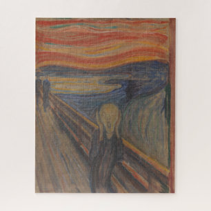 Der Schrei des Horrors von Edvard Munch 1893 Puzzle