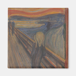 Der Schrei des Schreckens von Edvard Munch 1893 Magnet