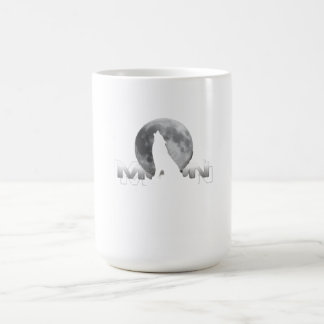 der Schrei des Wolfes unter dem Vollmond Kaffeetasse