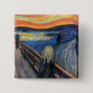 Der Schrei durch Edvard Munch Button