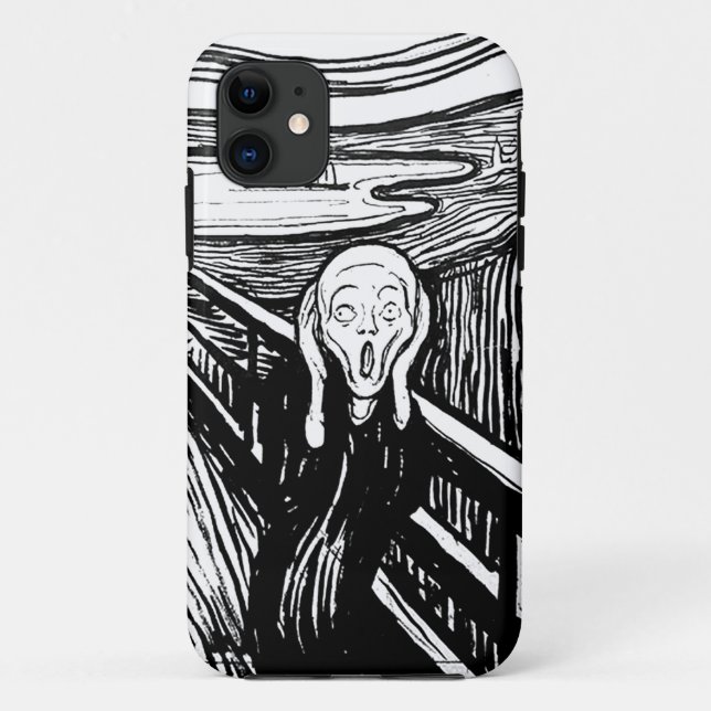 Der Schrei durch Edvard Munch Case-Mate iPhone Hülle (Rückseite)