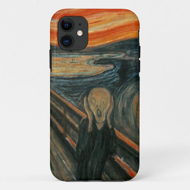 Der Schrei durch Edvard Munch Case-Mate iPhone Hülle (Rückseite)