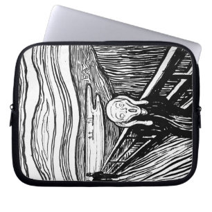 Der Schrei durch Edvard Munch Laptopschutzhülle