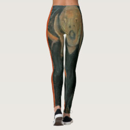 Der Schrei durch Edvard Munch Leggings