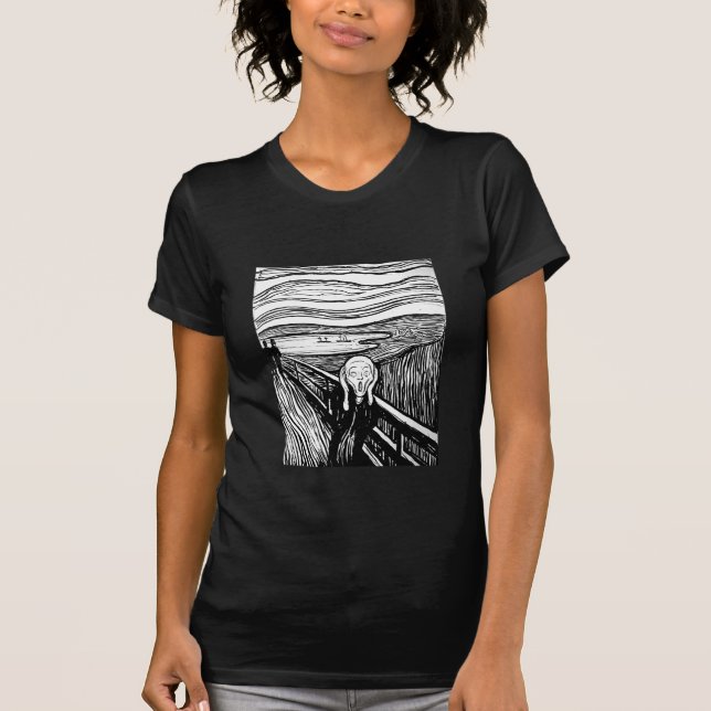 Der Schrei durch Edvard Munch T-Shirt (Vorderseite)