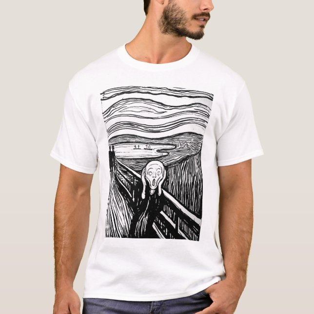 Der Schrei durch Edvard Munch T-Shirt (Vorderseite)