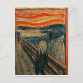 Der Schrei - Edvard Munch 1893 Postkarte