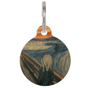 Der Schrei - Edvard Munch Haustiermarke