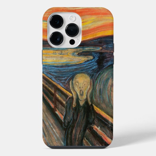Der Schrei - Edvard Munch iPhone Hülle (Rückseite)
